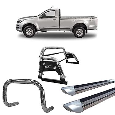 Imagem de Kit Quebra Mato+Estribo Pers+Santo Ant.H3 S10 12/20 CS Cromo