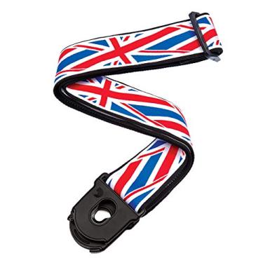 Imagem de D'Addario Accessories Alça de guitarra com trava – Acessórios de guitarra – Alça de guitarra elétrica, alça de guitarra acústica, alça de guitarra elétrica acústica e alça de baixo – Union Jack