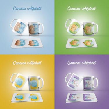 Imagem de Canecas Coleção Alfabeto Escolha a Sua
