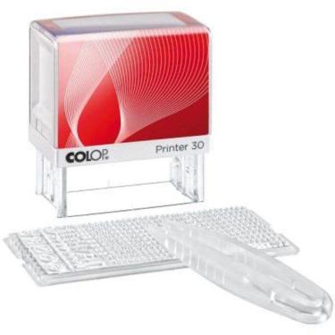 Imagem de Carimbo Automático Pronto Print 30 Montável Vermelho