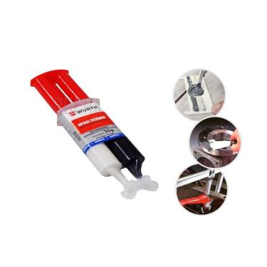 Imagem de Cola Epoxi Titanium Wurth Solda Fria Cola para ferro aço aluminio cobre a melhor cola para metais