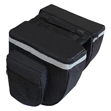 Imagem de Alforje, impermeável para no banco traseiro Alforjes multifunciois para mountain bike de Alforje para, PRETO