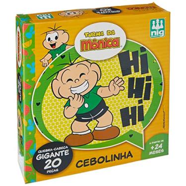 Imagem de Nig Brinquedos Quebra Cabeça Gigante Cebolinha Turma da Mônica 20 Peças