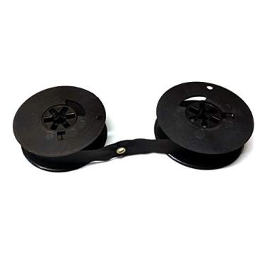 Imagem de Fita universal de máquina de escrever de 1,27 cm, preta para máquinas de escrever vintage. Carretéis de 5 cm. Serve na maioria das máquinas de escrever Royal, Olympia, Smith Corona, Remington, Olympia, Brother e outras máquinas de escrever vintage