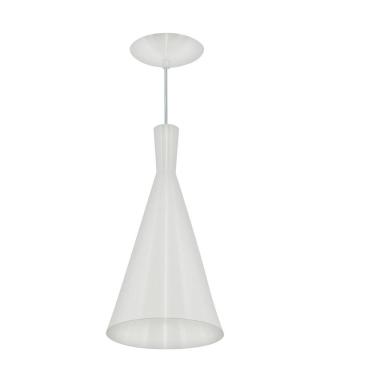 Imagem de Pendente Tom Dixon Funil Corneta Gourmet Branco com Branco