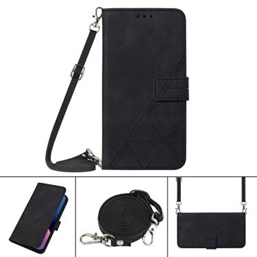Imagem de For Google Pixel 6 Pro Crossbody 3D Embossed Flip Leather Phone Case