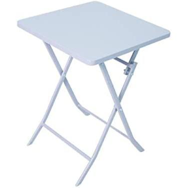 Imagem de KRASS Mesa pequena para pátio, mesa de jantar pequena simples dobrável mesa de jantar quarto varanda mesas de centro para casa mesas de canto portáteis, azul, #2, Collector88