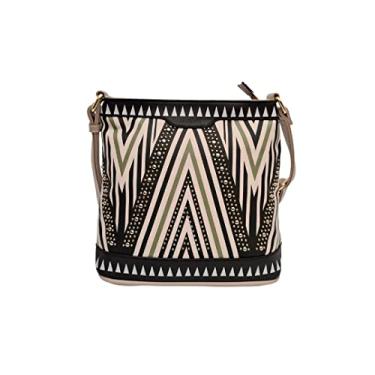 Imagem de Bolsa Feminina Transversal Tiracolo Casual Media Golden Fenix Cor:Bege;tamanho:M