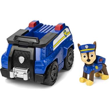 Imagem de Paw Patrol, Chase’s Patrol Cruiser Vehicle with Collectible Figure, for Kids Aged 3 and Up