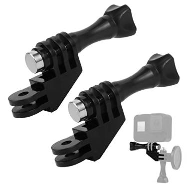 Imagem de SRUIM Suporte vertical de 2 peças para Gopro, adaptador de direção de 90 graus, suporte de cotovelo compatível com Insta360 ONE X2, Gopro Hero, DJI Osmo Action 2 e a maioria das câmeras de ação