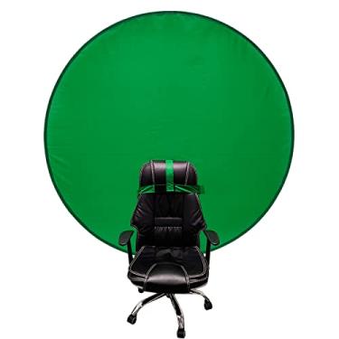 Imagem de Fundo Fotográfico Estúdios Chroma Key Verde 142cm Portátil Para Home Office Streaming e Gravações com Bolsa T-Photo