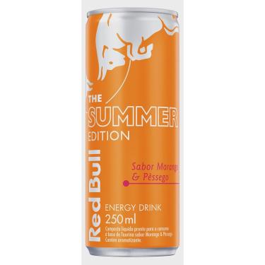 Imagem de Energético Red Bull Energy Drink Summer Edition Morango e Pêssego 250ml