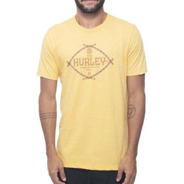 Imagem de Camiseta Hurley Silk Bamboo Sm23 Masculina Amarelo