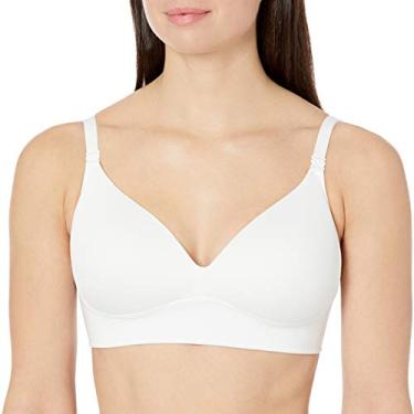 Imagem de Warner's Benefícios femininos Allover-Smoothing Bliss Sutiã sem fio levemente forrado conversível confortável Rm1011w, Branco clássico, 36D