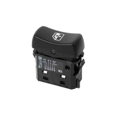 Imagem de INTERRUPTOR BOTAO ACIONAMENTO VIDRO ELETRICO PARA SCANIA SERIE 5 P G R BUS 4 F K N DIREITO ESQUERDO