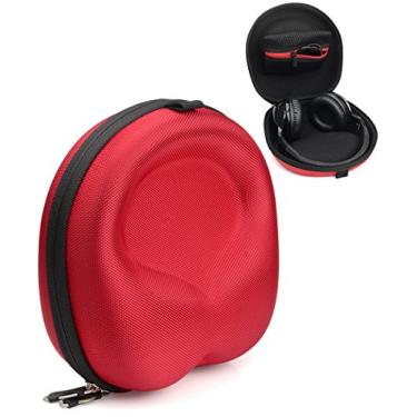 Imagem de Capa vermelha para fones de ouvido Beats EP, Studio3, Jabra Move, Skullcandy Hesh3, Hesh 2, Hesh 2 sem fio, Grind, Crusher, Uproar; MPOW 059, H1, Thor, H5, Acekool, Dylan, Picun P7, BestGot, Sound Intone CX-05