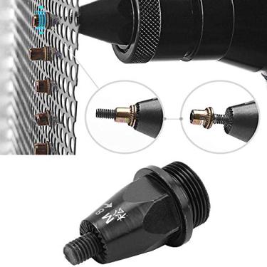 Imagem de Ferramenta de rebitagem, cabeça de rebitador pneumático, rebitador de ar de liga dura 4 tamanhos para (montagem de cabeça de arma de 8 fios)