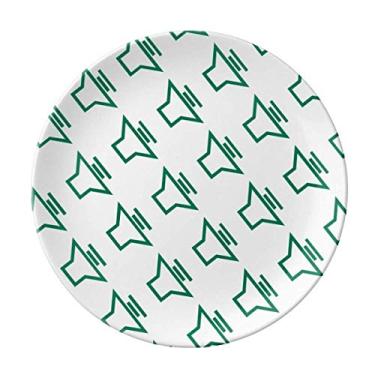 Imagem de Placa de padrões de vedação de ajuste de som decorativa de porcelana Salver louças de jantar