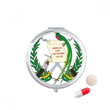 Imagem de Porta-comprimidos com emblema nacional da Guatemala, bolso para remédios