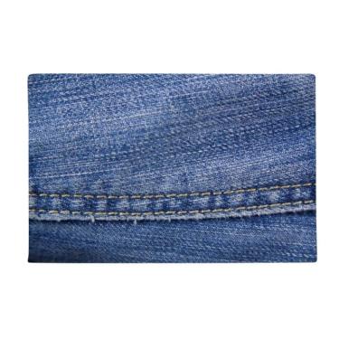 Imagem de DIYthinker Tapete de porta de banheiro com forro de caubói em tecido antiderrapante