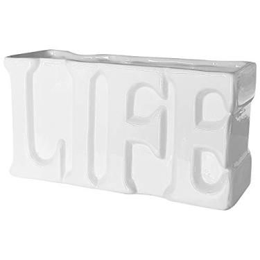 Imagem de Cachepo Lyfe Ceramicas Pegorin Branco