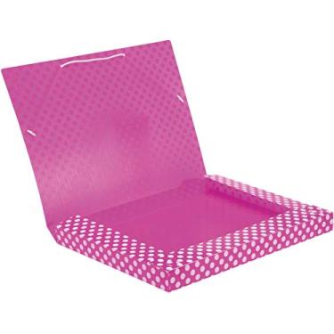 Imagem de Polibras Soft Pasta Aba com Elástico, Rosa, 245 x 30 x 335 mm, 10 Unidades