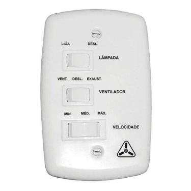 Imagem de Chave 3 Velocidades C/ Capacitor 3+7uf 127v 250v Venti Delta