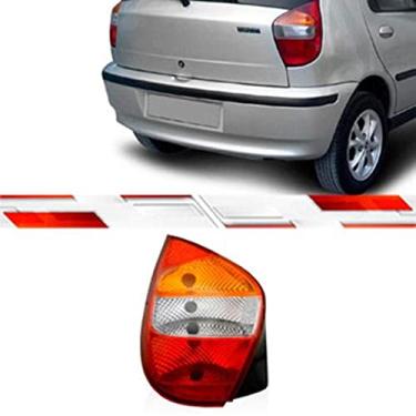 Imagem de Lanterna Traseira Palio 2001 Ate 2003 Le Tricolor Carcaca Preta