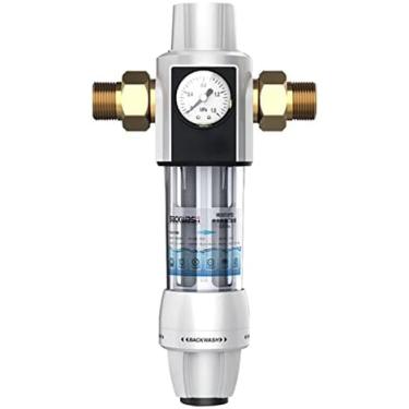 Imagem de Filtro De Água Para Toda A Casa - Filtro De Sedimentos, Filtro De Água Para Pia, Precisão De Filtragem De 40-60 Mícrons, Sistema De Filtro De Água Para Toda A Casa,Rosca Macho De 3/4",Hilarious123