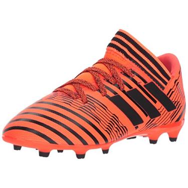 Imagem de Adidas Tênis de futebol infantil unissex Nemeziz 17.3 Fg J, Laranja solar/preto/preto, 6 Little Kid