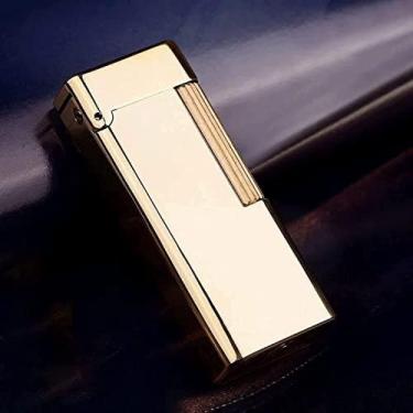 Imagem de 2023 Vintage Crisp Sound Lighter, Reutilizável Soft Flame Com Flint Side Sliding Rebolo Querosene Isqueiro Para Coleção-Decorativo-Presente,Constructive23
