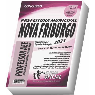 Imagem de Apostila Prefeitura de Nova Friburgo - RJ - Professor AEE - Atendimento Educacional Especializado