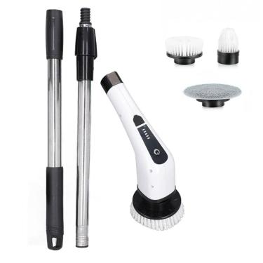 Imagem de Escova de Limpeza Eletrica 25W Bateria Recarregavel Sem Fio Esfregao Limpeza Potente Giratorio Multiuso Polimento