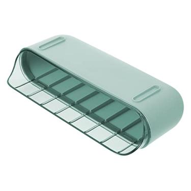 Imagem de Uonlytech 1 PC Slide De Ovos Caixa De Armazenamento De Frutas Bandeja De Armazenamento De Ovos Dispensador De Ovos Cozinha Suporte De Ovos De Plástico Recipiente De Geladeira