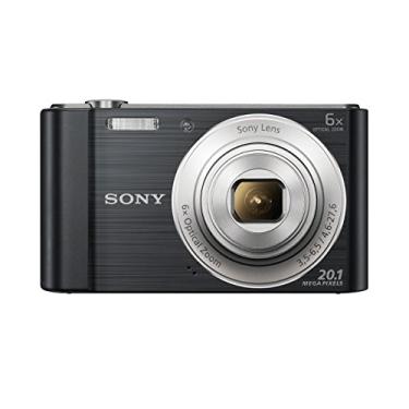 Imagem de Sony Câmera digital compacta DSCW810B.CEH (20,1 MP, 6 x Zoom, 2,7 LCD, 720p HD, lente Sony G de 26 mm) - Preta