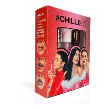 Imagem de Kit Fran - Franciny Ehlke - Chillikit - Trio De Gloss Chilli lip chilli fan kit - lip chilli fran kit - Pink Chilli - Chocochilli - Lipchilli - kit lip chilli - 3 cores