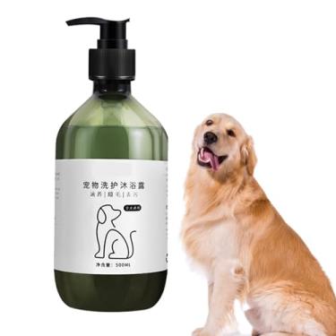 Imagem de Shampoo Nutritivo para Animais de Estimação, Limpeza Suave, Hidratante, para Cães, Gatos, Banho, Garrafa de 500ml, Função Desodorizante