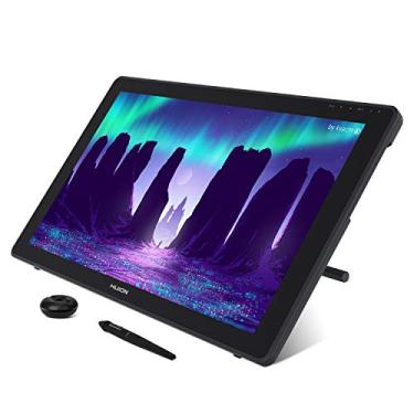 Imagem de Tablet de desenho HUION KAMVAS 22 com tela 120% sRGB PW517 suporte ajustável, Stylus sem bateria, tela de 21,5 para Windows, PC, Mac, Android