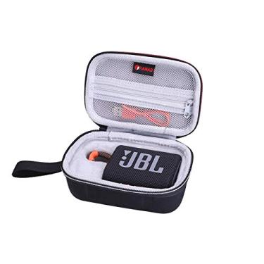 Imagem de XANAD Capa rígida para alto-falante Bluetooth JBL GO 3 ou GO 2 - bolsa de armazenamento para viagem (cinza)