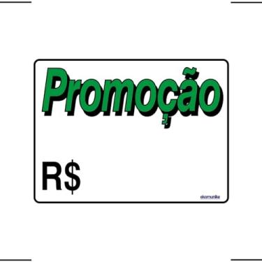 Imagem de Placa De Sinalização "Promoção" 20x15 Ekomunike - P-21 F9e