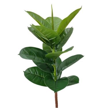 Imagem de Planta Artificial Ficus Lyrata Grande Sem Vaso Decoração Para Sala (Lyrata Verde)