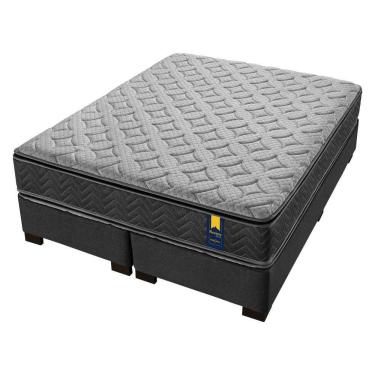 Imagem de Conjunto Box Queen Molas Ensacadas Americanflex Resiste Max 158x198x66cm