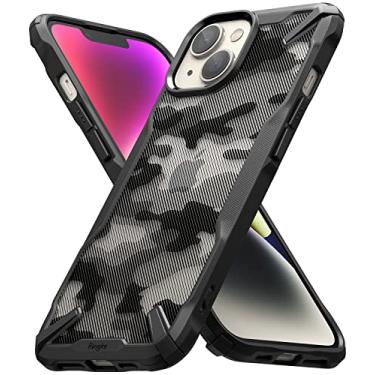 Imagem de Ringke Capa Fusion-X [design militar] compatível com iPhone 14 Plus de 6,7 polegadas, capa protetora avançada à prova de choque com camuflagem traseira rígida resistente à prova de choque - camuflado