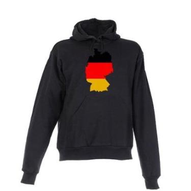 Imagem de Blusa De Frio Moletom Alemanha Bandeira Infantil-Unissex