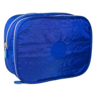 Imagem de Estojo Box Escolar 2 Divisórias Nylon Retangular Yepp MB13033-E (Azul Royal)