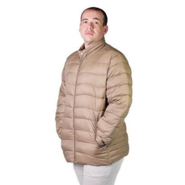 Imagem de Jaqueta Microfibra Puffer Broken Rules Masculina 568031 Bege-Masculino