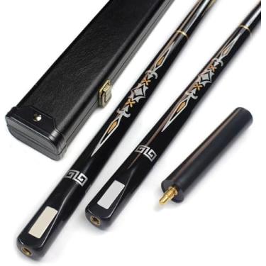 Imagem de Tacos de sinuca, bastões de bilhar, bastão de sinuca profissional, conjunto de bastões de piscina, tacos de taco de bilhar de madeira, taco de sinuca para bar de bilhar de madeira (taco de sinuca +