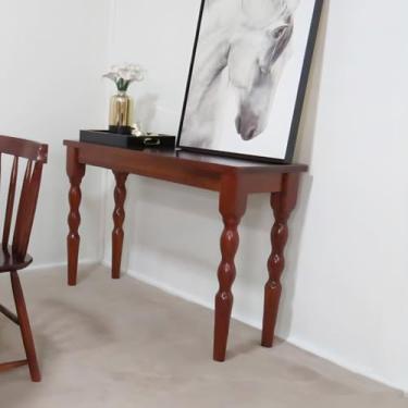 Imagem de Aparador Madeira Maciça Pés Torneados 120x40cm Gardênia Yescasa Imbuia