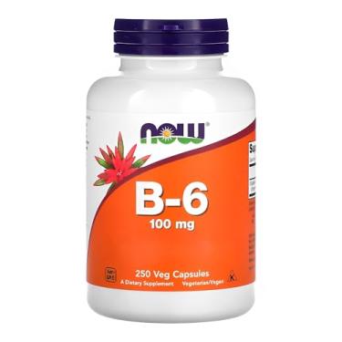 Imagem de NOW Foods Vitamina B-6 100mg 250 Cáps Importado