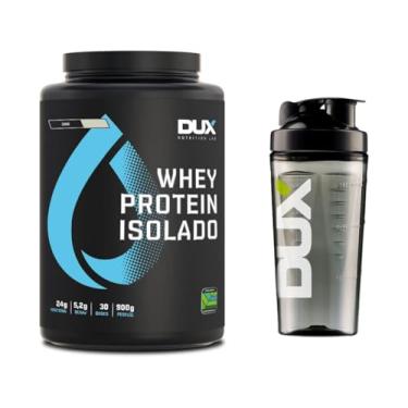 Imagem de Combo Whey Protein Isolado Dux Nutrition 900g + Coqueteleira - Sabor Coco